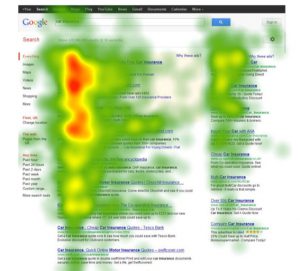 Heat Map of google search results