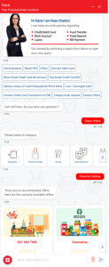 Image of Kotak Mahindra Bank’s AI-powered chatbot Keya.