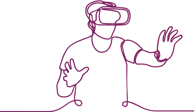 VR line drawing